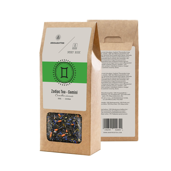 Aromantra x Mary Rose - Zodiac Tea - Gemini (musta tee) 50g