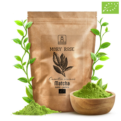 Mary Rose - Japanilainen Matcha vihreä tee (BIO) 500g