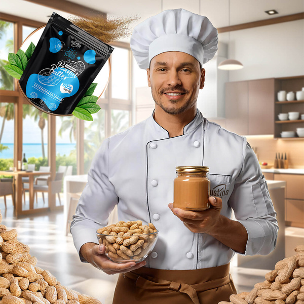 Nustino - Maapähkinävoijauhe - Pure 400 g