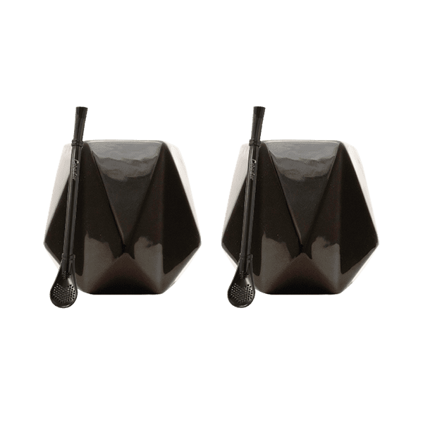 Yerba Mate -tarvikesetti: 2x Kalebassi + 2x Bombilla