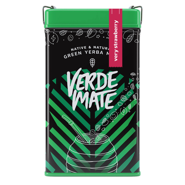 Yerbera - Purkkipurkki + Verde Mate Green Very Strawberry 0.5kg
