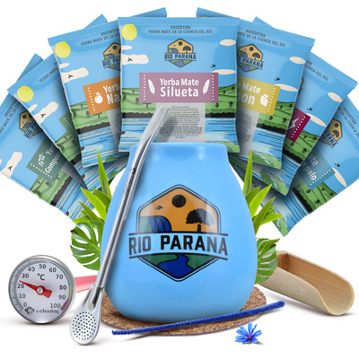 Yerba Mate Rio Parana aloitussetti tarvikkeet