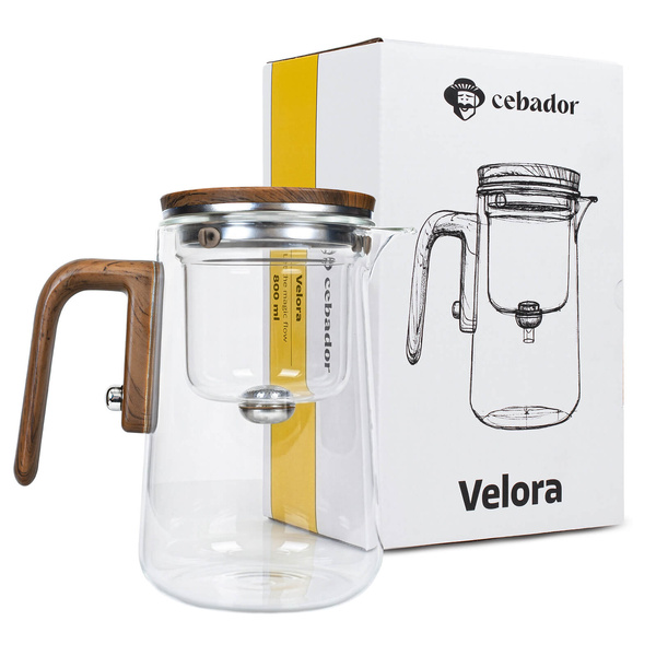 Lasinen teekannu magneettisella keittimellä Velora 800ml