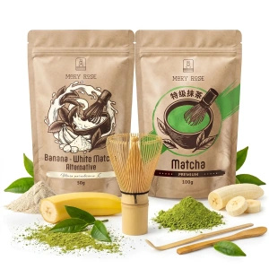 Setti värikkääseen Matcha Latteen: Matcha + White Matcha + tarvikkeet