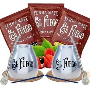 Yerba Mate Set pariskunnille El Fuego THE BEST