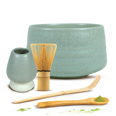 Matcha teen valmistustarvikesarja