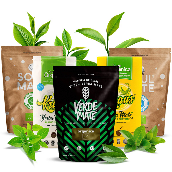 Luonnonmukainen Yerba Mate teesetti 5x0,5kg