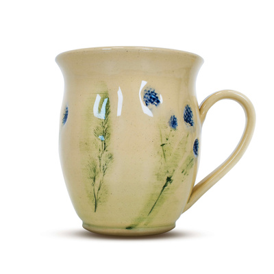 Keraaminen Muki Flora Blue 350 ml – Crater-sarja