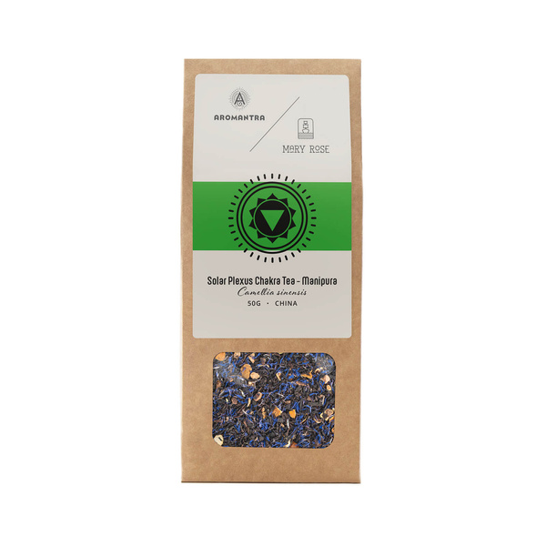 Aromantra x Mary Rose - Solar Plexus Chakra Tea - Manipura (musta tee) 50g