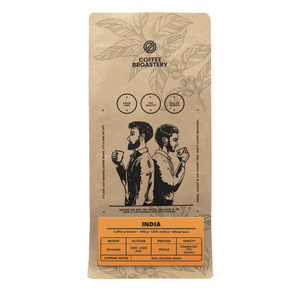 Coffee Broastery - Koko papu kahvi Intia Karnataka Premium 400g