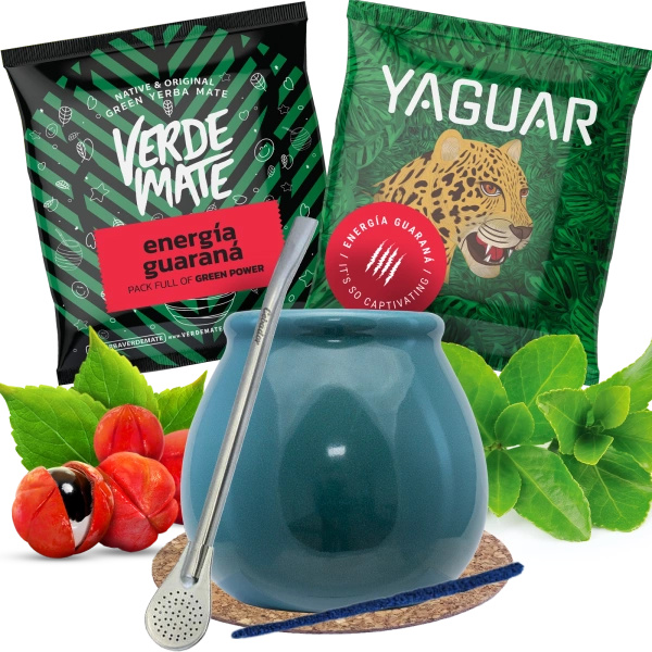 Yerba Verde Mate Matero Bombilla tarvikesarja