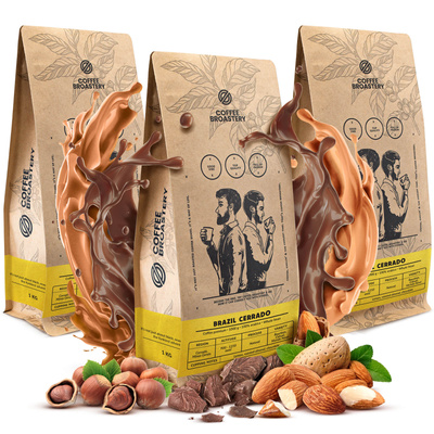 Kahvipalasarja Brasilia Cerrado 3x1kg (3kg)