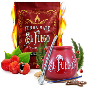 Yerba Mate Winter Starter Set El Fuego Energia 500g + tarvikkeet