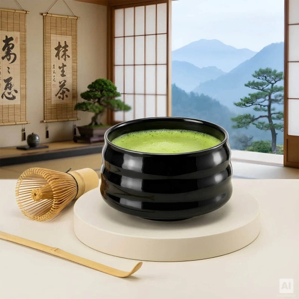 Lahjasetti: japanilainen seremonialaatuinen matcha + matchawan + bambutarvikkeet