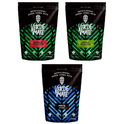 Yerba Verde Mate Green 3x500g eri sekoituksia