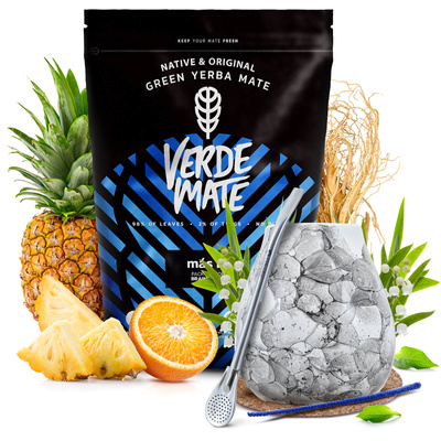 Yerba Mate aloitussetti Verde Mate Mas IQ 500g