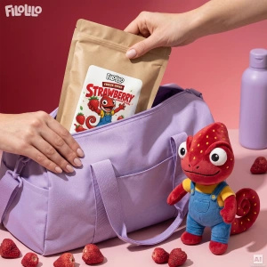 FiloLilo – Pakastekuivatut mansikat (kokonaiset) 100 g
