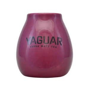 Keraaminen Calabash Yaguar-logolla (violetti) 350ml