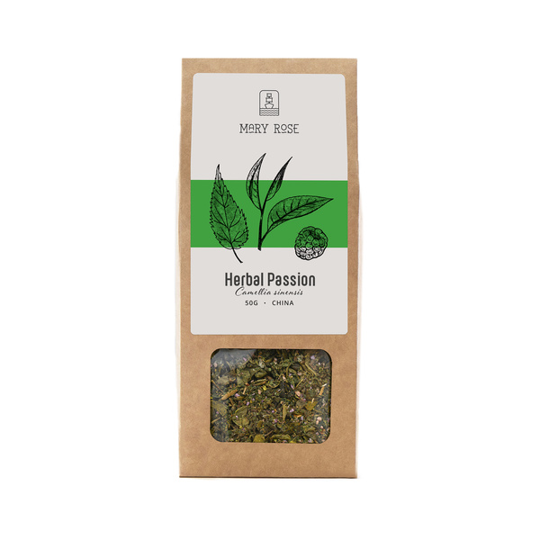 Mary Rose - Herbal Passion vihreä tee - 50g