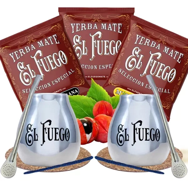 Yerba Mate Set pariskunnille El Fuego THE BEST
