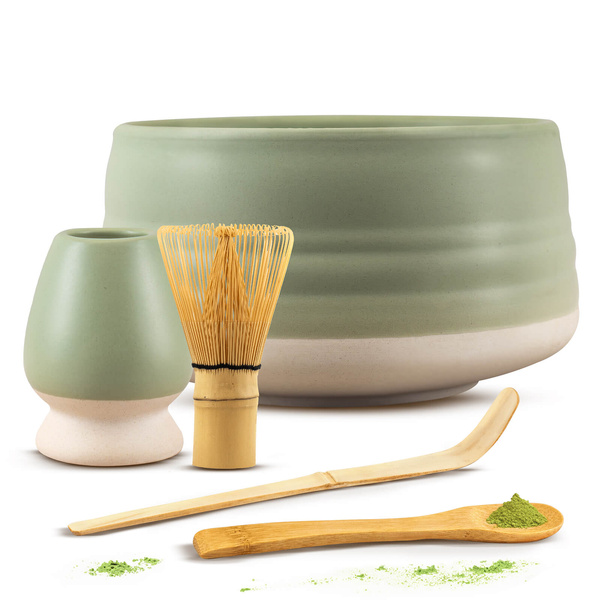 Matcha teen valmistustarvikesarja