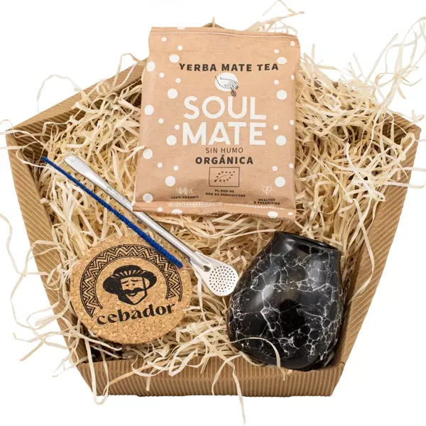 Lahjasetti Yerba Mate: Soul Mate Energia 50g + Balebassi + Bombilla
