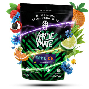 Verde Mate Green Game On 0,4 kg – yerba mate pelaajille, energiajutun maulla