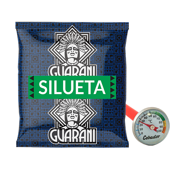 Analoginen lämpömittari + yerba mate 50g