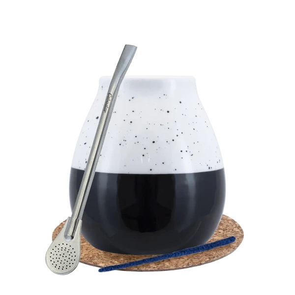 Yerba Mate Starter KIT LARGE CALABACH pommilla