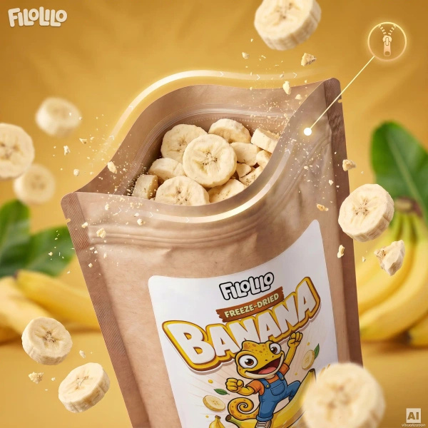 FiloLilo – Pakastekuivatut banaanit (viipaleet) 100 g