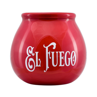 Keraaminen Calabash El Fuego logolla (punainen) 300ml