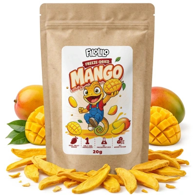 FiloLilo – Pakastekuivattu mango (viipaleet) 20 g