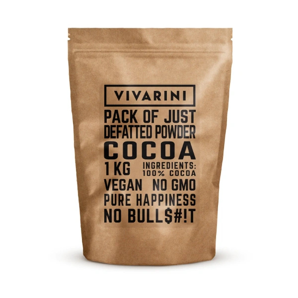Vivarini – Alkaloitu kaakao tumma (jauhe) 1 kg