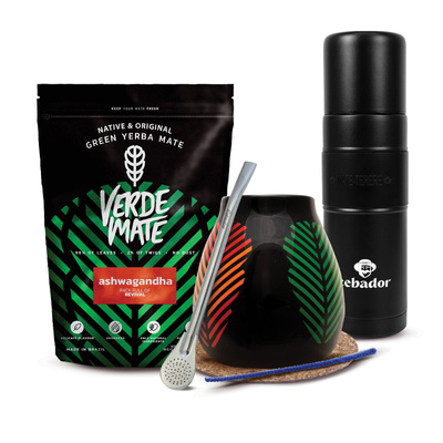 Yerba Mate Setti Verde Mate 500g 0,5kg Yerbomos XL + Kalebassi + Bombilla