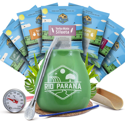 Yerba Mate Rio Parana aloitussetti tarvikkeet