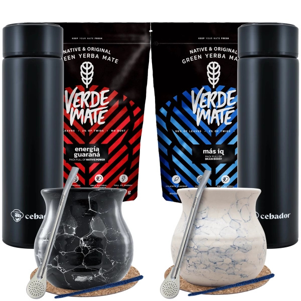 Yerba Verde Mate termospullosetti kahdelle 1000g