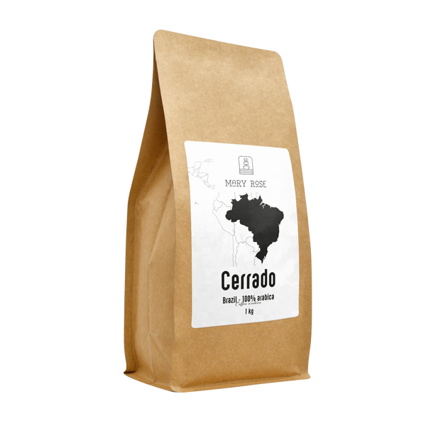 Mary Rose - kokonainen papukahvi Brasilia Cerrado premium 1kg
