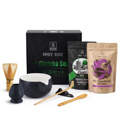 Lahjasetti: japanilainen seremoniallinen matcha + värikäs vaihtoehto matchalle