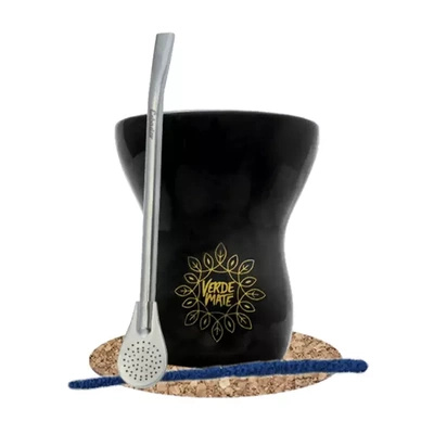 Aseta Gourd Pepe yerba matea varten.