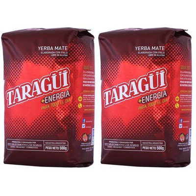 Yerba Mate setti 2x TARAGUI Energia 500g 0,5kg 0,5kg