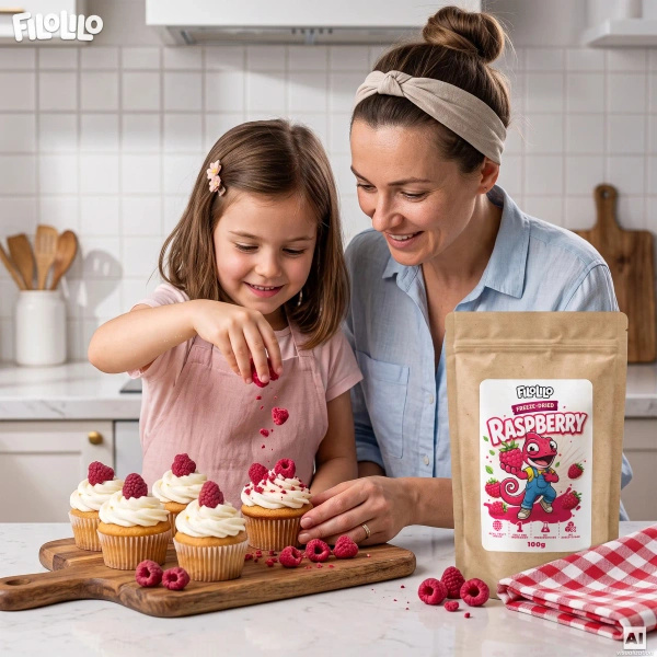 FiloLilo – Pakastekuivattu vadelma 100 g