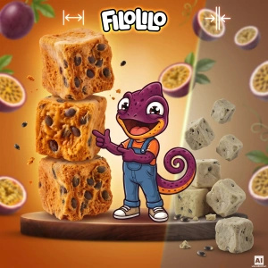 FiloLilo – Pakastekuivattu passionhedelmä (kuutiot) 100 g