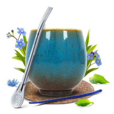 Aloitussetti Yerba Mate Calabash + Bombilla