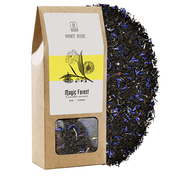 Mary Rose - Magic Forest Musta tee - 50 g