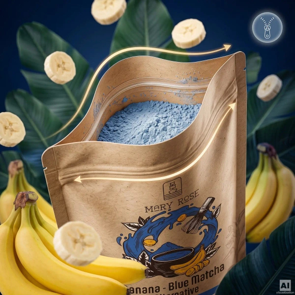 Mary Rose – Blue Matcha Alternative – Banaani (jauhe) 50 g