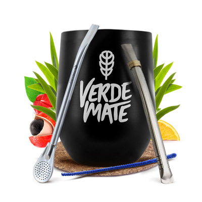 Yerba Mate Set: TermoLid + 2x Bombilla.