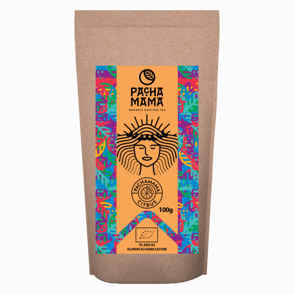 Guayusa Pachamama Citrus - luomusertifioitu guayusa - 100g