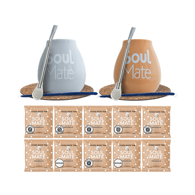 Yerba Mate Starter Kit pariskunnille 10x50g EXTRA
