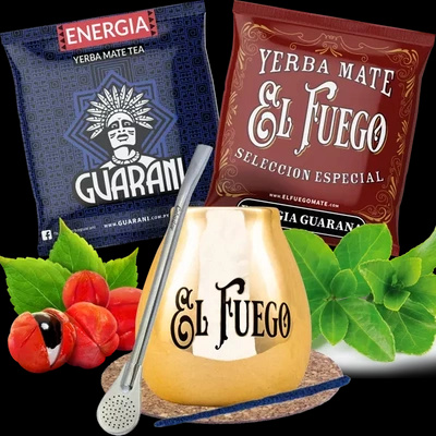 Aseta Yerba Mate Guarana BIG Tykva Bombilla vahva