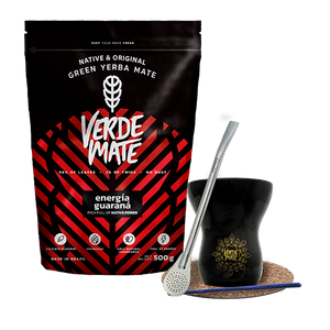 Aloitussetti Bombilla Mate Cup + mate tee Verde